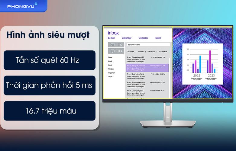 Dell P2423DE | Hình ảnh siêu mượt