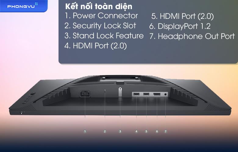 Dell G2422HS | Đa dạng cổng kết nối