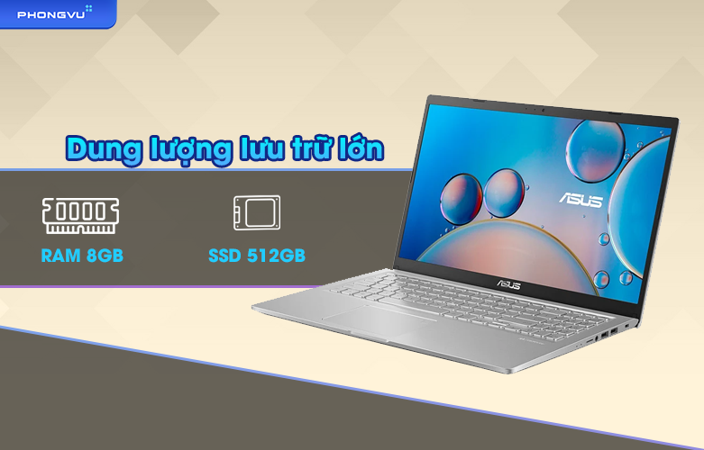 Laptop ASUS Vivobook X515EP-EJ448W | Dung lượng lưu trữ lớn