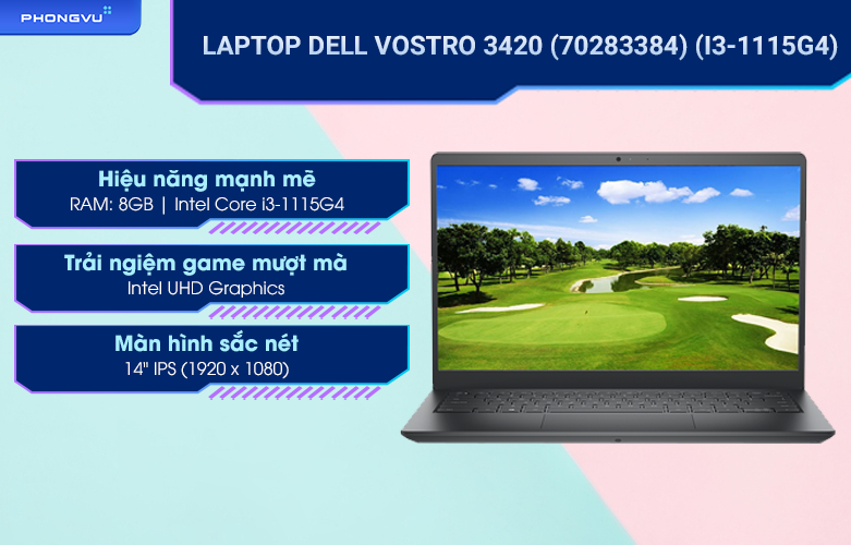 Laptop Dell Vostro 3420 (70283384) (i3-1115G4) | Giowis thieeuj