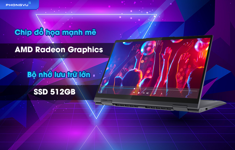 Laptop Lenovo Yoga 7 14ACN6 82N7008VVN | Chip đồ họa mạnh mẽ