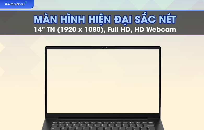 Laptop Lenovo V14 G2 ALC 82KC00BBVN | Màn hình sắc nét