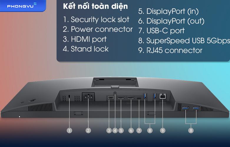 Dell P2423DE | Đa dạng cổng kết nối