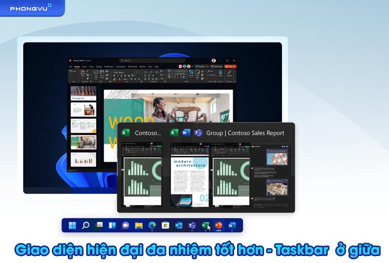 Window 11 | Giao diện đa nhiệm