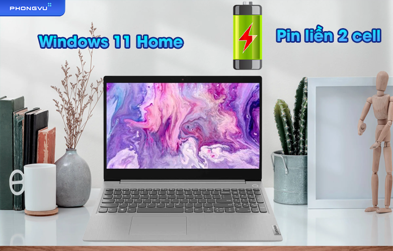 Laptop Lenovo IdeaPad 3 15IML05 81WB01DXVN | Dung lượng pin