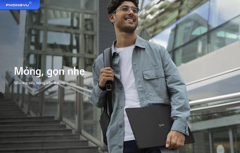Laptop LG Gram 17ZD90Q-G.AX73A5 | Thiết kế mỏng nhẹ