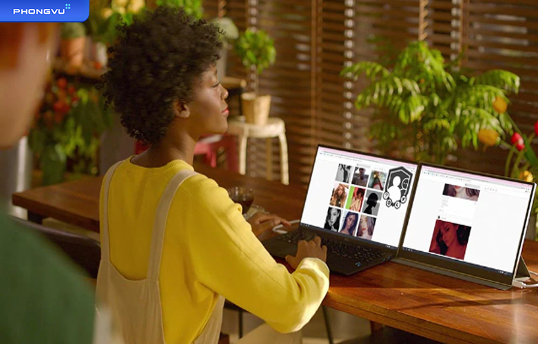 Laptop LG Gram 17ZD90Q-G.AX73A5 | Bảo mật cao