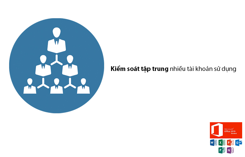 Phần Mềm OfficeStd 2019 SNGL OLP NL(021-10609) | kiểm soát tập trung các tài khoản người dùng