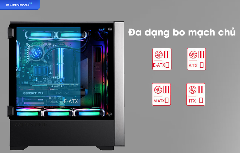 Case Golden Field Z22 | Bo mạch chủ