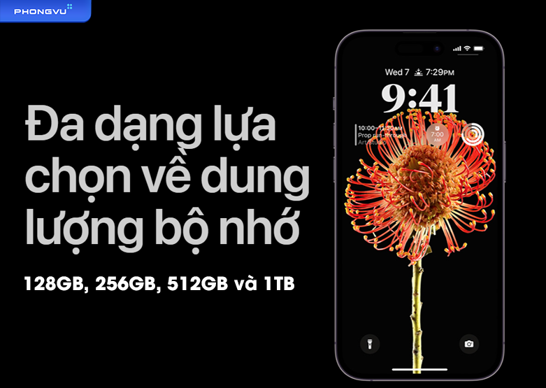 iPhone 14 Pro Max | Đa dạng lựa chọn dung lượng