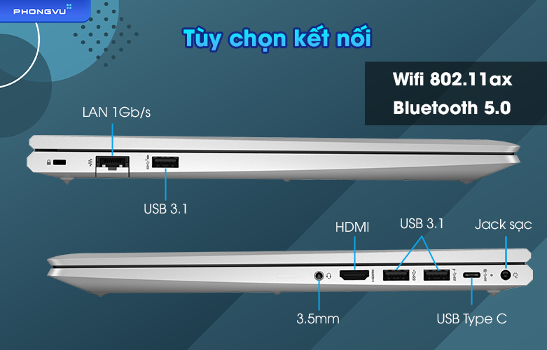 Laptop HP ProBook 450 G9 6M0Z5PA | Kết nối