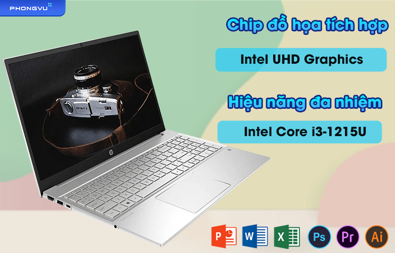 Laptop HP Pavilion 15-eg2063TU - 6K791PA | Đồ họa