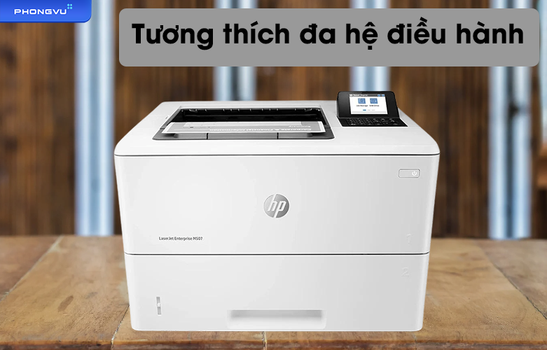 Máy in HP LaserJet M507dn - 1PV87A | Đa hệ điều hành