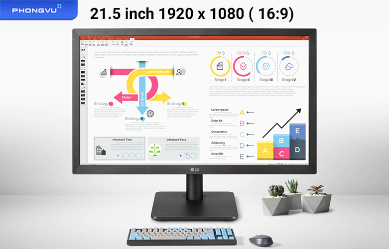 Màn hình LCD LG 21.5 inch 22MP410-B.ATV | Màn hình