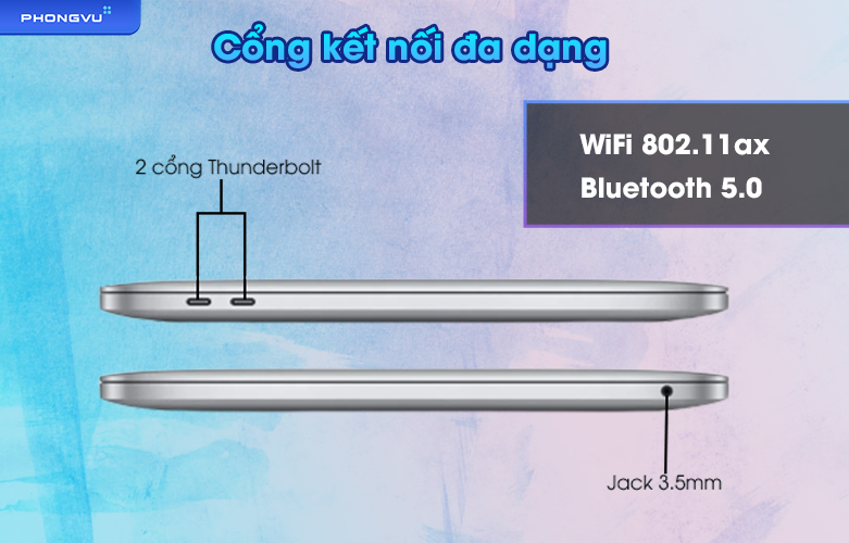 MacBook Pro M2 - MNEJ3SA/A | Cổng kết nối