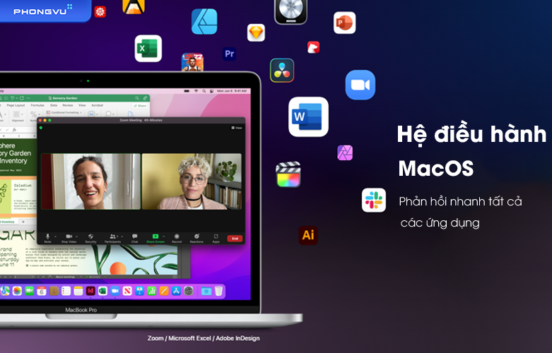 MacBook Pro M2 - MNEJ3SA/A | Hệ điều hành