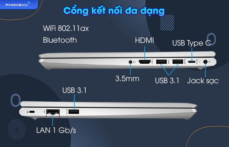 Laptop HP ProBook 440 G9 - 6M0V7PA | Kết nối