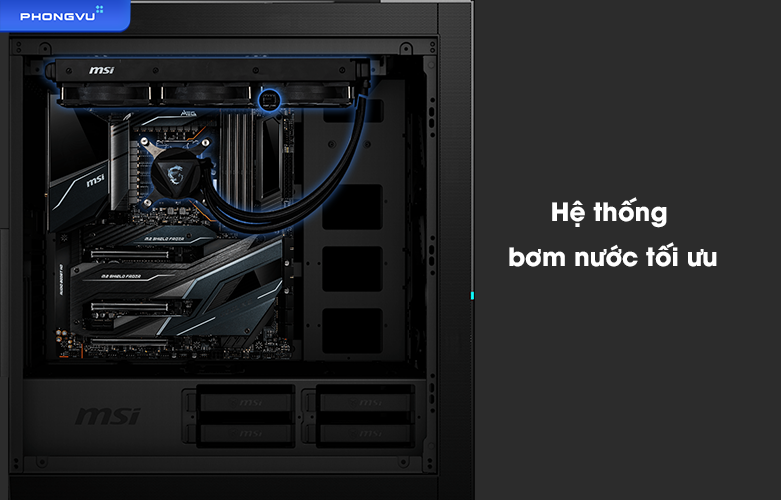 Tản nhiệt nước MSI MAG CORELIQUID 240R V2 - 306-7ZW1B41-813 | Hệ thống bơm nước