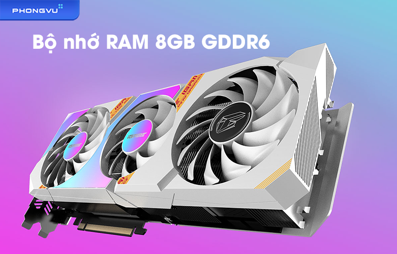 VGA Colorful iGame GeForce RTX 3050 Ultra W OC V2 8G-V | Bộ nhớ