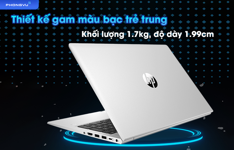 Laptop HP Probook 450 G9 6M0Z8PA | Thiết kế màu bạc