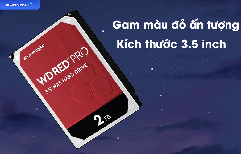 Ổ cứng HDD WD Red Pro 7200RPM - WD2002FFSX | Kích thước