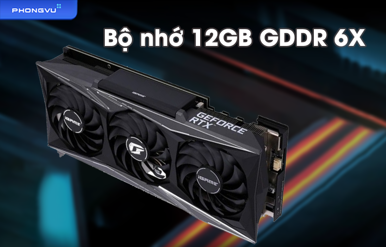 VGA Colorful iGame GeForce RTX 3080 Vulcan OC 12G LHR -V |  Bộ nhớ