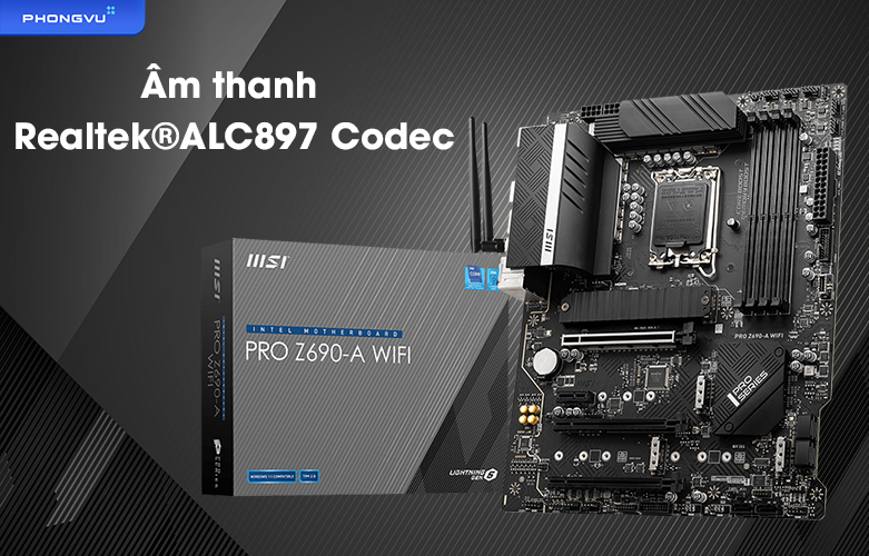 Mainboard MSI PRO Z690-A WIFI | Âm thanh