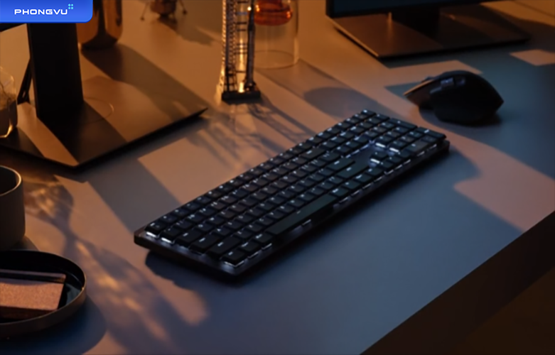 Bàn phím không dây Logitech MX Mechanical | Đèn nền
