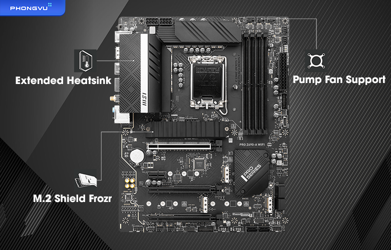 Mainboard MSI PRO Z690-A WIFI | Shield