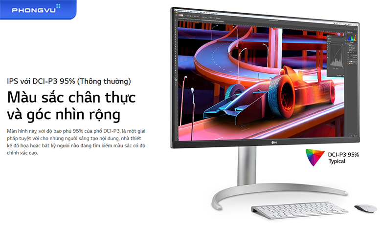 Màn hình LCD LG 27 inch 27UP850N-W.ATV | Tấm nền