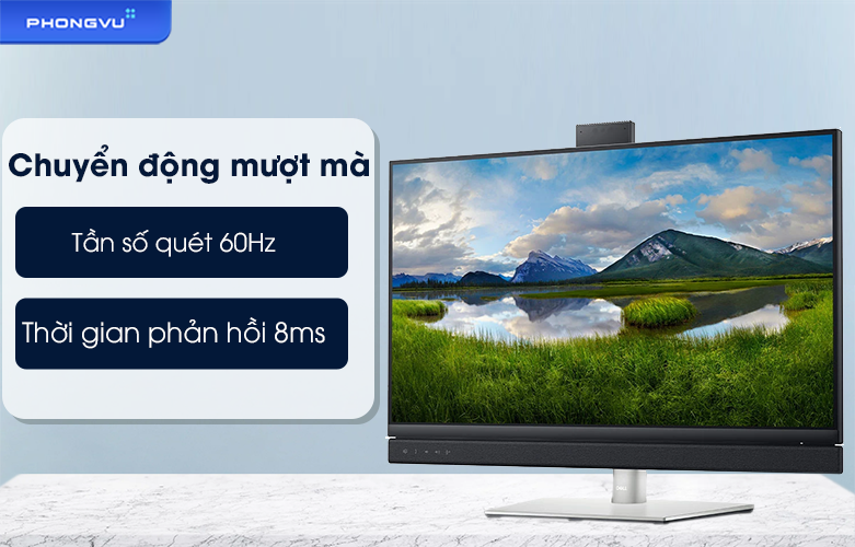 Màn hình LCD Dell 27 inch C2722DE | Chuyển động mượt mà