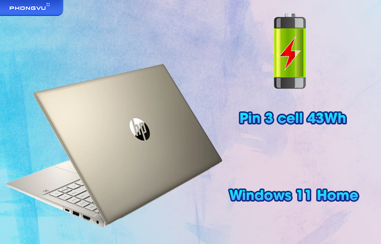 Laptop HP Pavilion 14-dv2050TU - 6K7G7PA Dung lượng pin