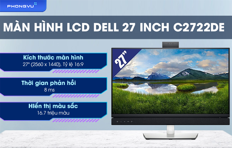 Màn hình LCD Dell 27 inch C2722DE