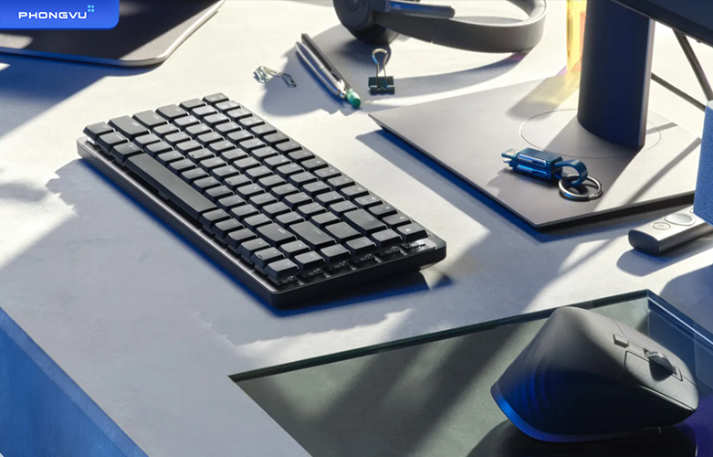 Bàn phím không dây Logitech MX Mechanical | Vẻ ngoài đẹp mắt