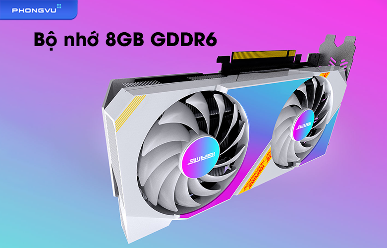 VGA Colorful iGame GeForce RTX 3050 Ultra W DUO OC 8G-V | Bộ nhớ