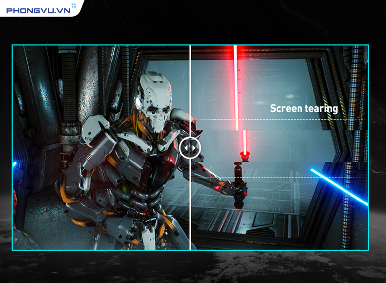 Công nghệ đồng bộ Adaptive Sync hiện đại, kết hợp màn hình chống lóa