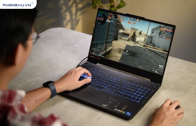 Asus TUF Gaming F15 FX506HE sở hữu Hiệu năng bền bỉ, mạnh mẽ với vi xử lý Intel Core i7 11800H