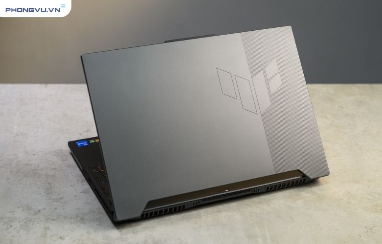 Thiết kế Laptop Asus TUF Gaming F15 FX506HE-HN075W chắc chắn, hiện đại
