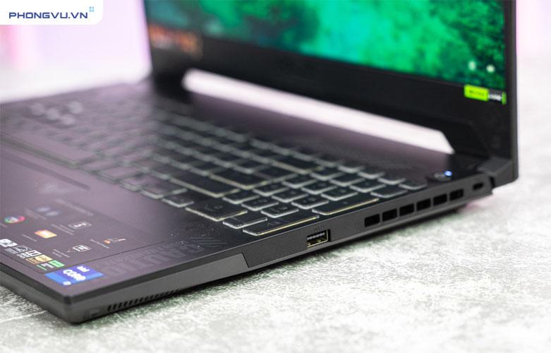 Asus TUF Gaming F15 FX507ZC4 | Cổng kết nối đa dạng cho người dùng Asus TUF Gaming F15 cảm giác tiện dụng khi sử dụng
