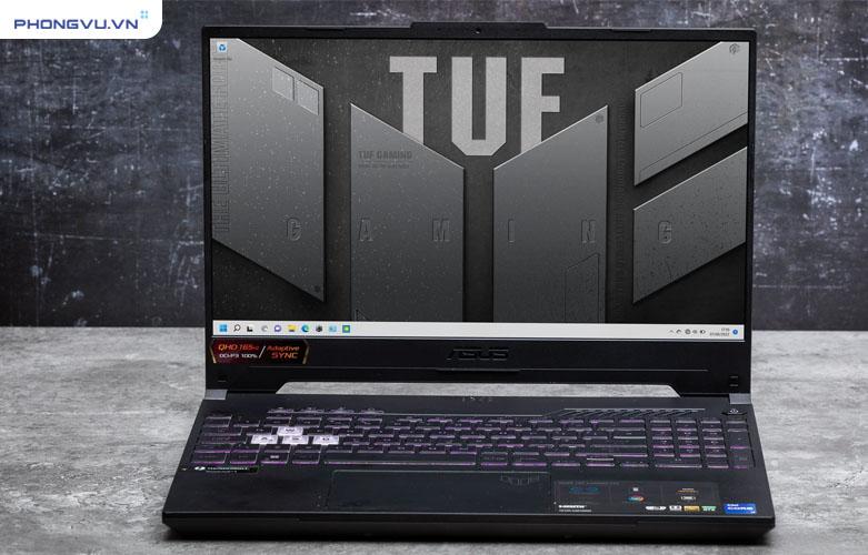 Asus TUF Gaming F15 FX507ZC4-HN099 - sở hữu đường nét đơn giản hơn nhưng vẫn toát lên vẻ cá tính