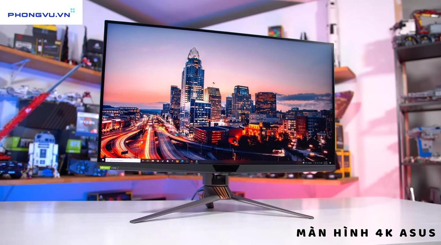 Màn hình ASUS 4k  có thiết kế cạnh viền siêu mỏng