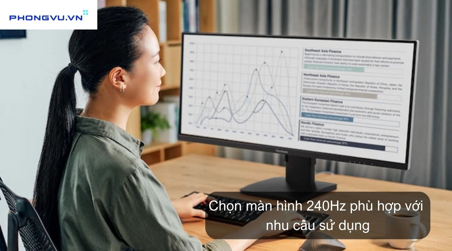 Tiêu chí khi chọn mua màn hình 240Hz