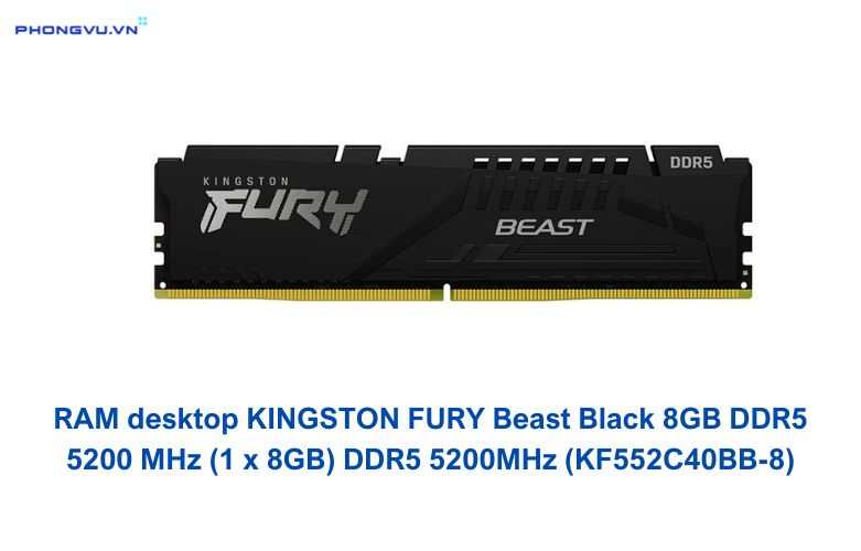 RAM desktop KINGSTON FURY Beast Black