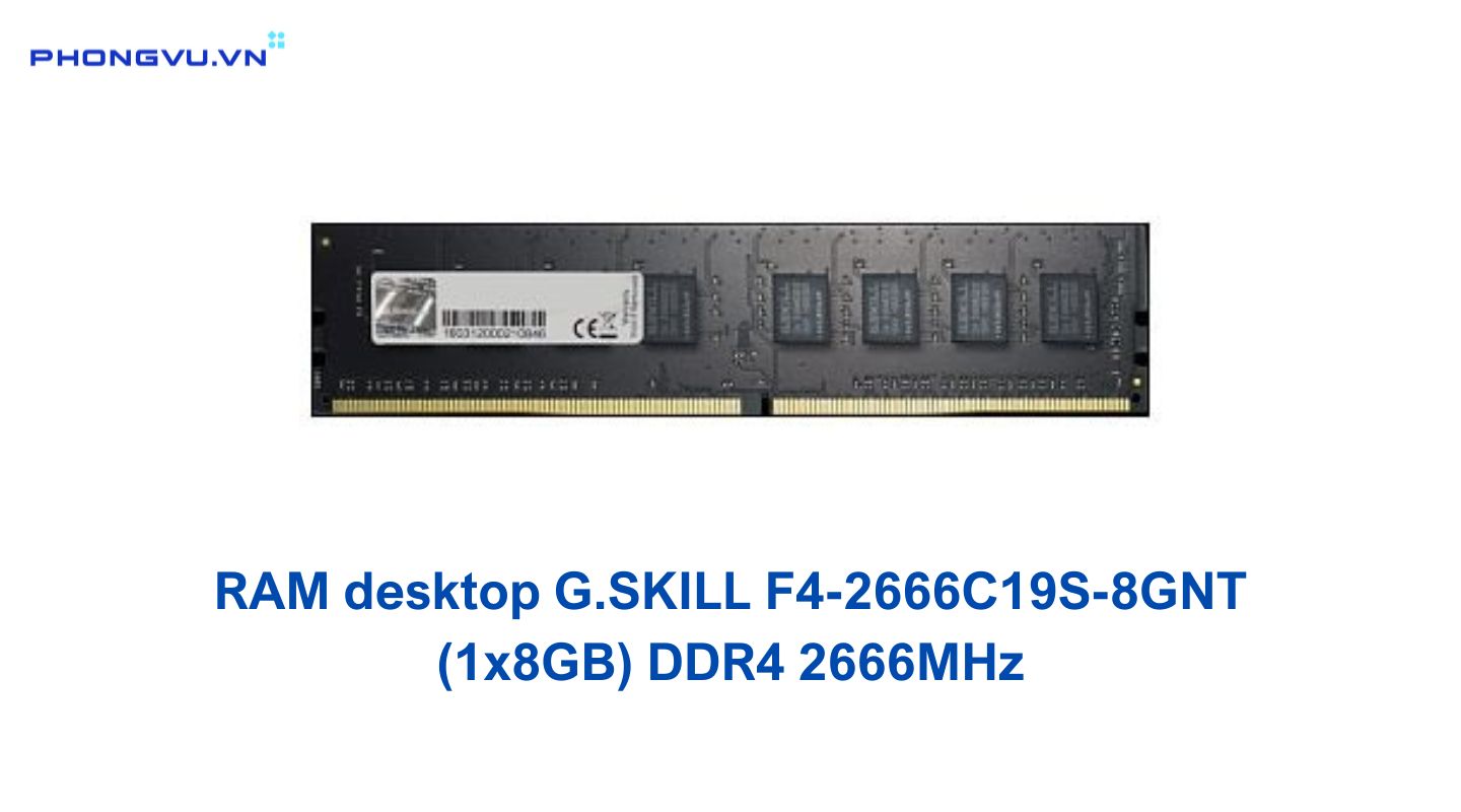 RAM desktop G.SKILL F4-2666C19S-8GNT (1x8GB) DDR4 2666MHz