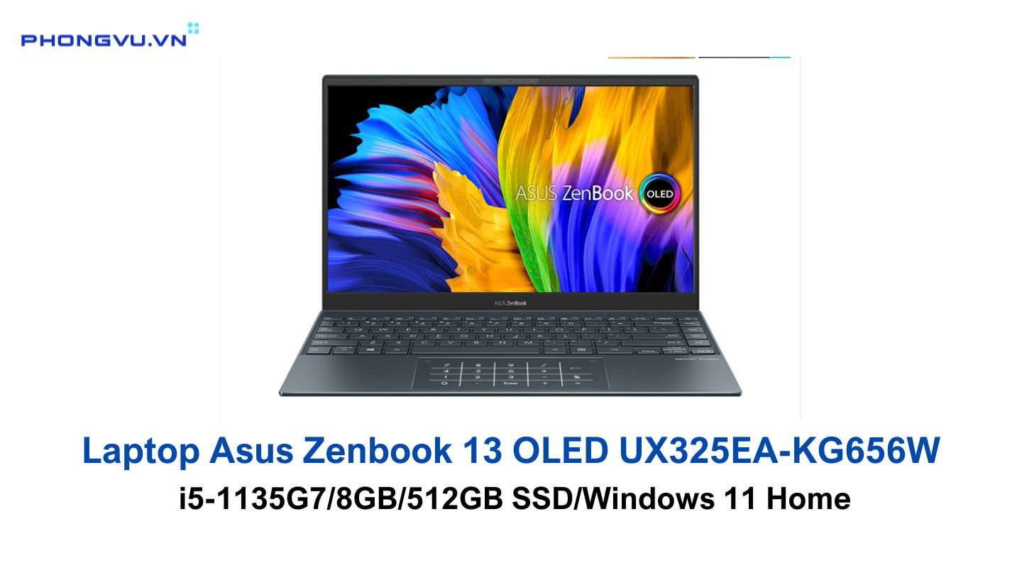  Laptop Asus Zenbook 13 OLED UX325EA-KG656W có hiệu năng ổn định