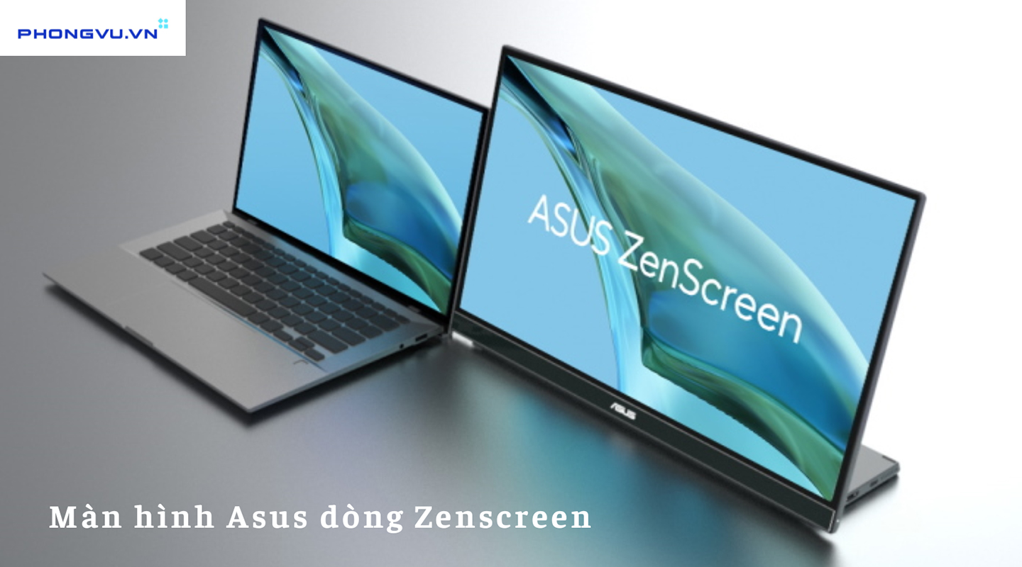 Màn Asus dòng Zenscreen nhỏ gọn thuận tiện di chuyển