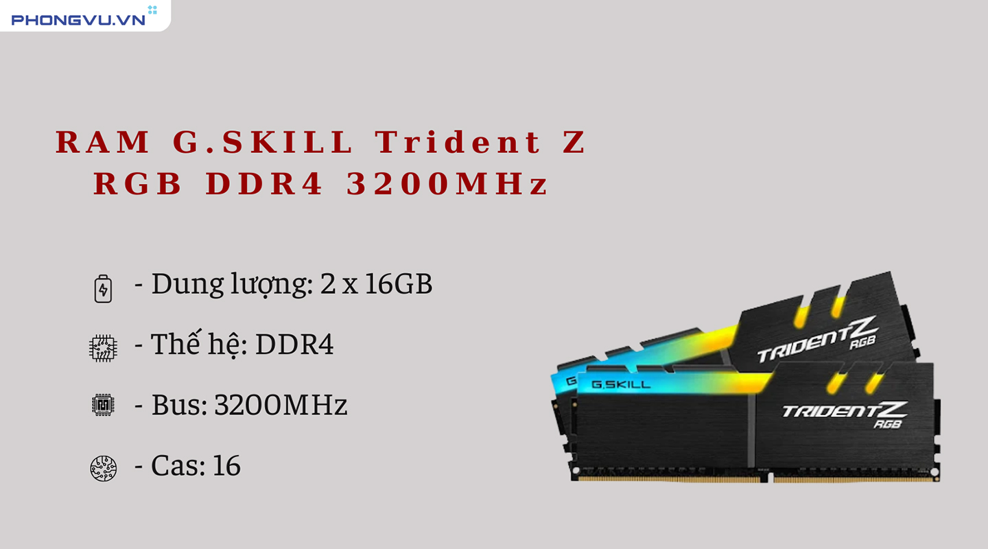 RAM desktop G.SKILL Trident Z 