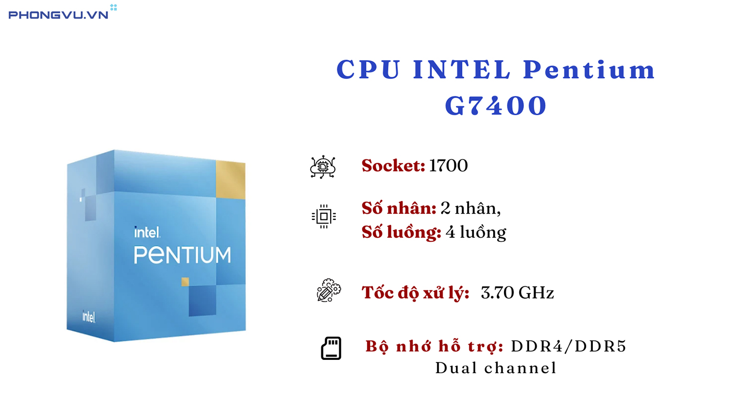 CPU INTEL Pentium G7400