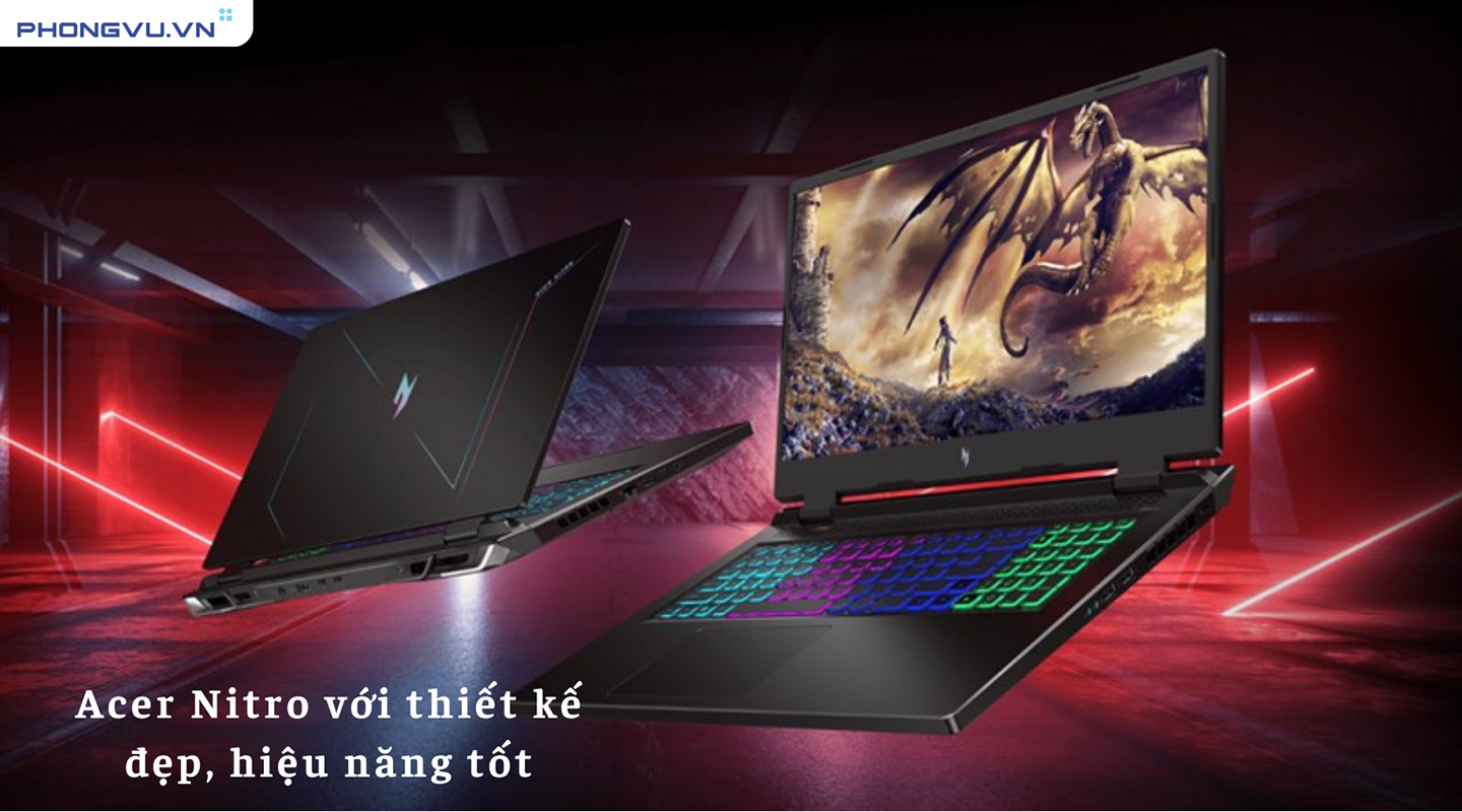 Acer Nitro với hiệu năng cực đỉnh