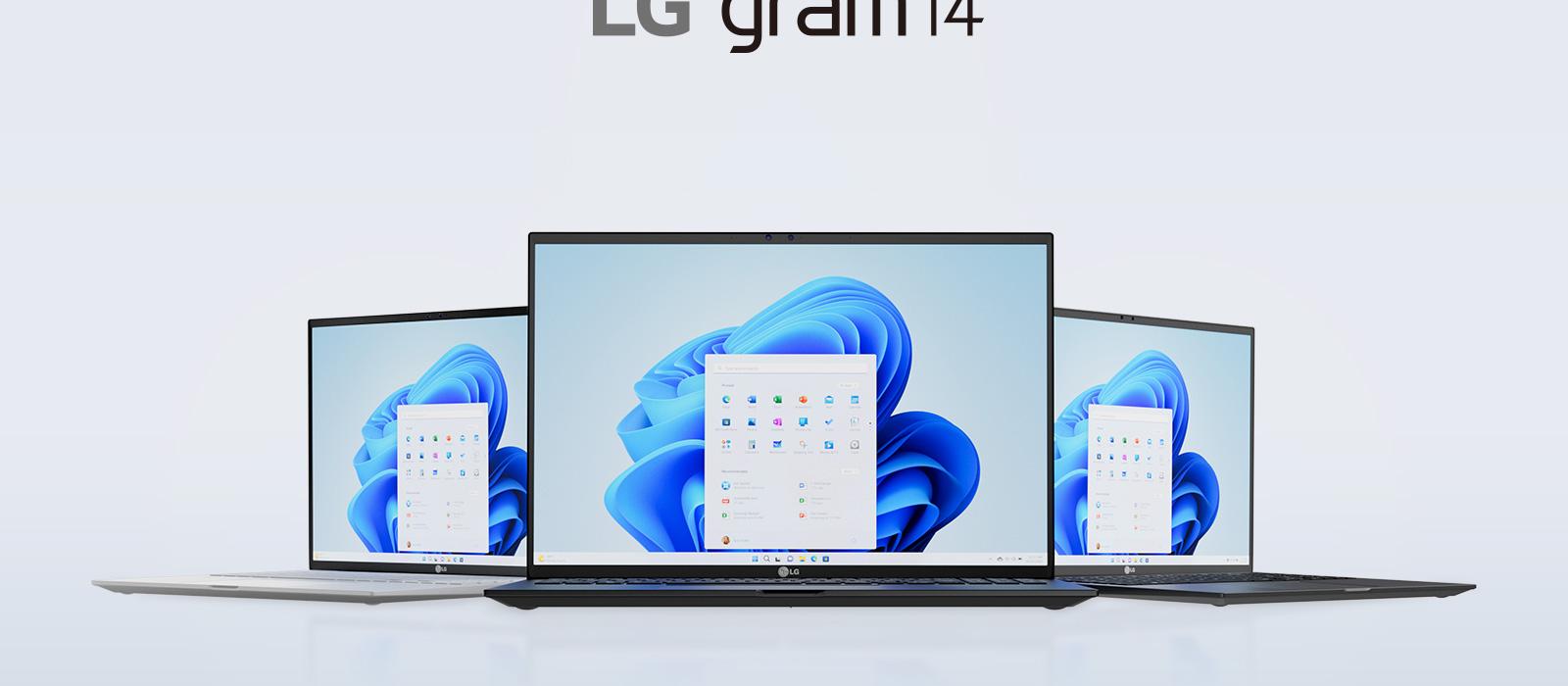 Thiết kế LG Gram 2023 14Z90R-G.AH53A5 mỏng nhẹ, tinh tế cùng tính năng bảo mật bằng khuôn mặt